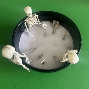 Handmade Skeleton Hot Tub Candle
